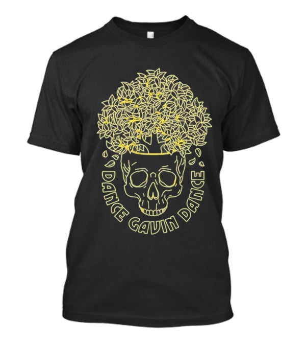 Dance Gavin Dance Skull Tree Neon Line T-Shirt