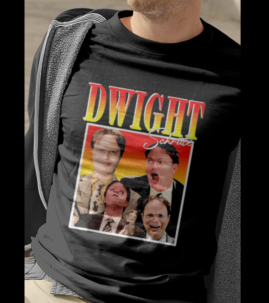 DWIGHT Schrute Michael Scott Iconic Moments Collage T-Shirt