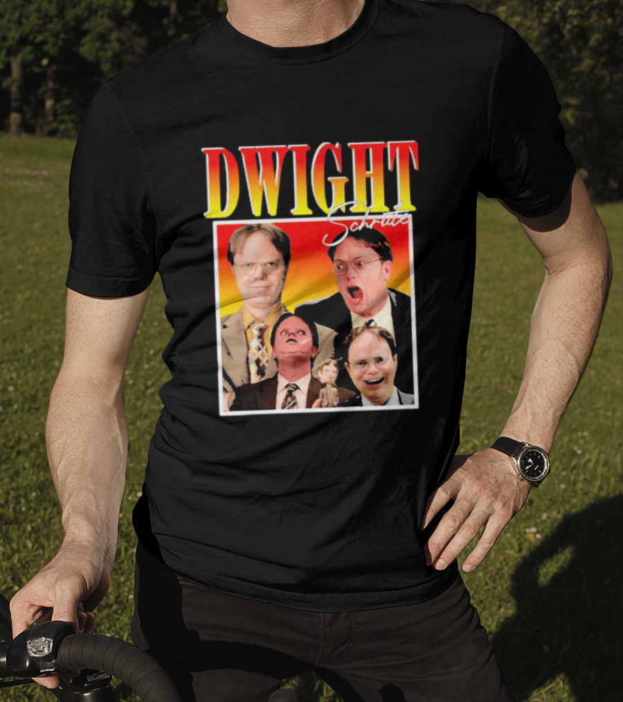 DWIGHT Schrute Michael Scott Iconic Moments Collage T-Shirt