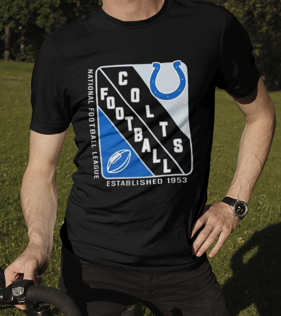NATIONAL FOOTBALL LEAGUE COLTS FOOTBALL ESTABLISHED 1953 T-Shirt