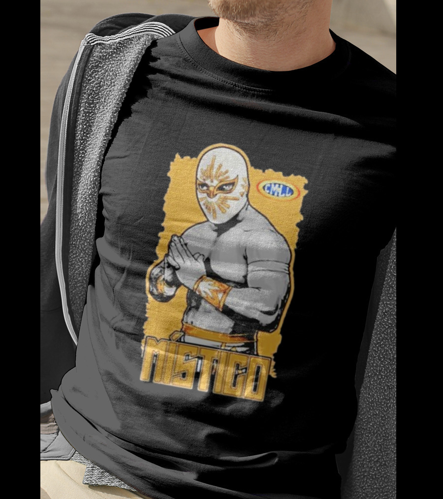 Místico CMLL Rey Plata Y Oro Luchador Masked Wrestler T-Shirt