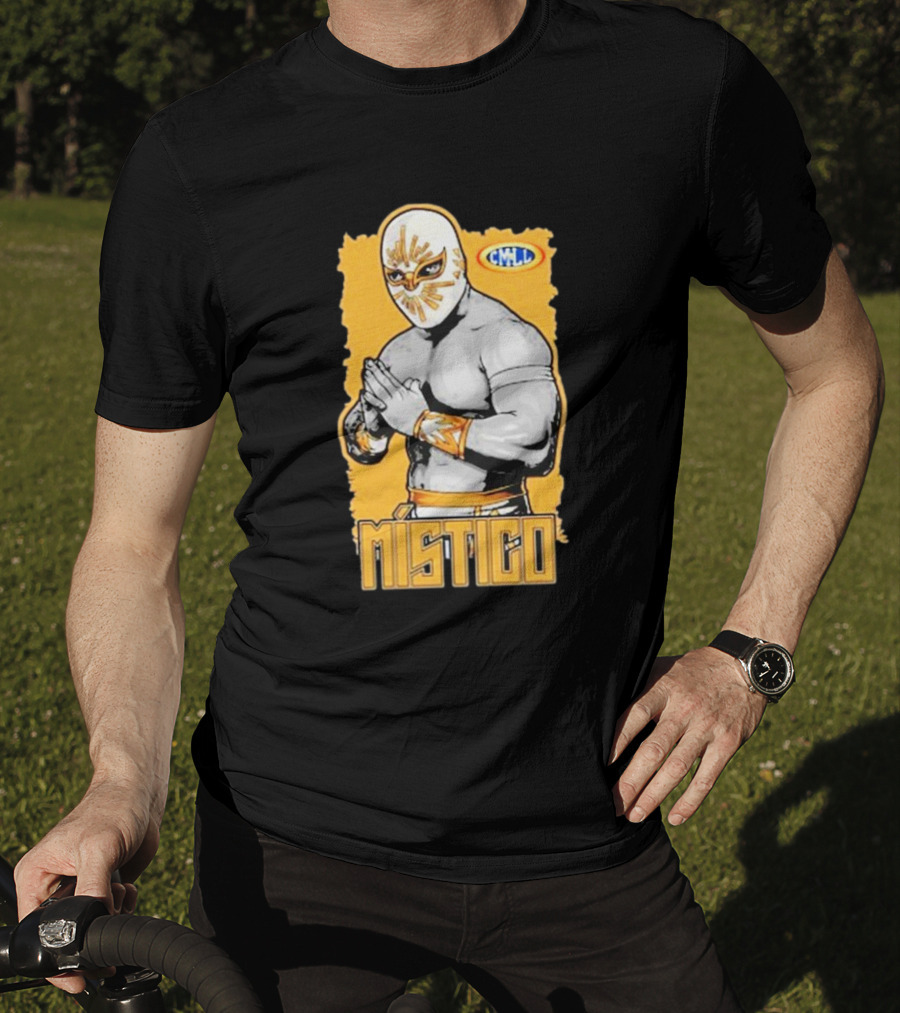 Místico CMLL Rey Plata Y Oro Luchador Masked Wrestler T-Shirt