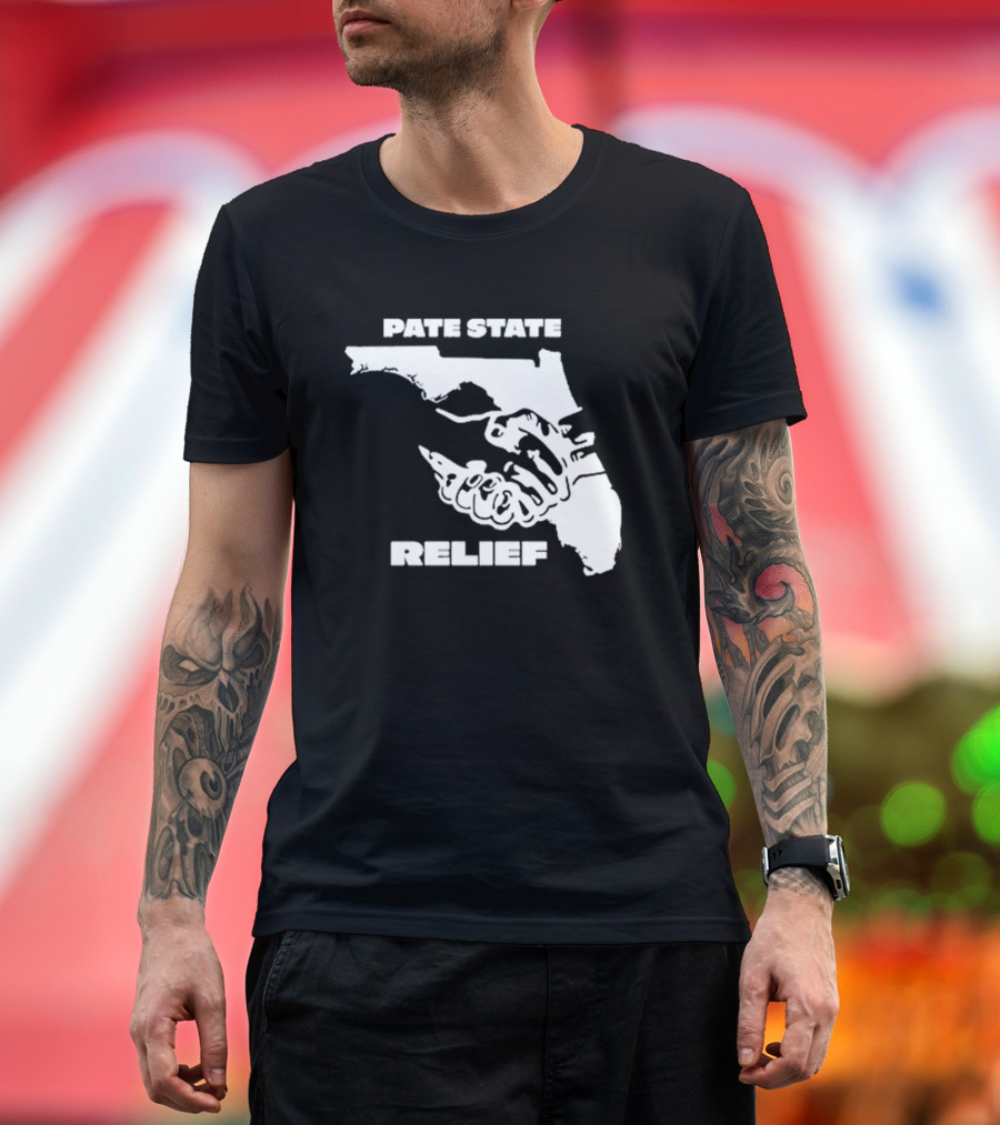 Pate State Florida Relief T-Shirt