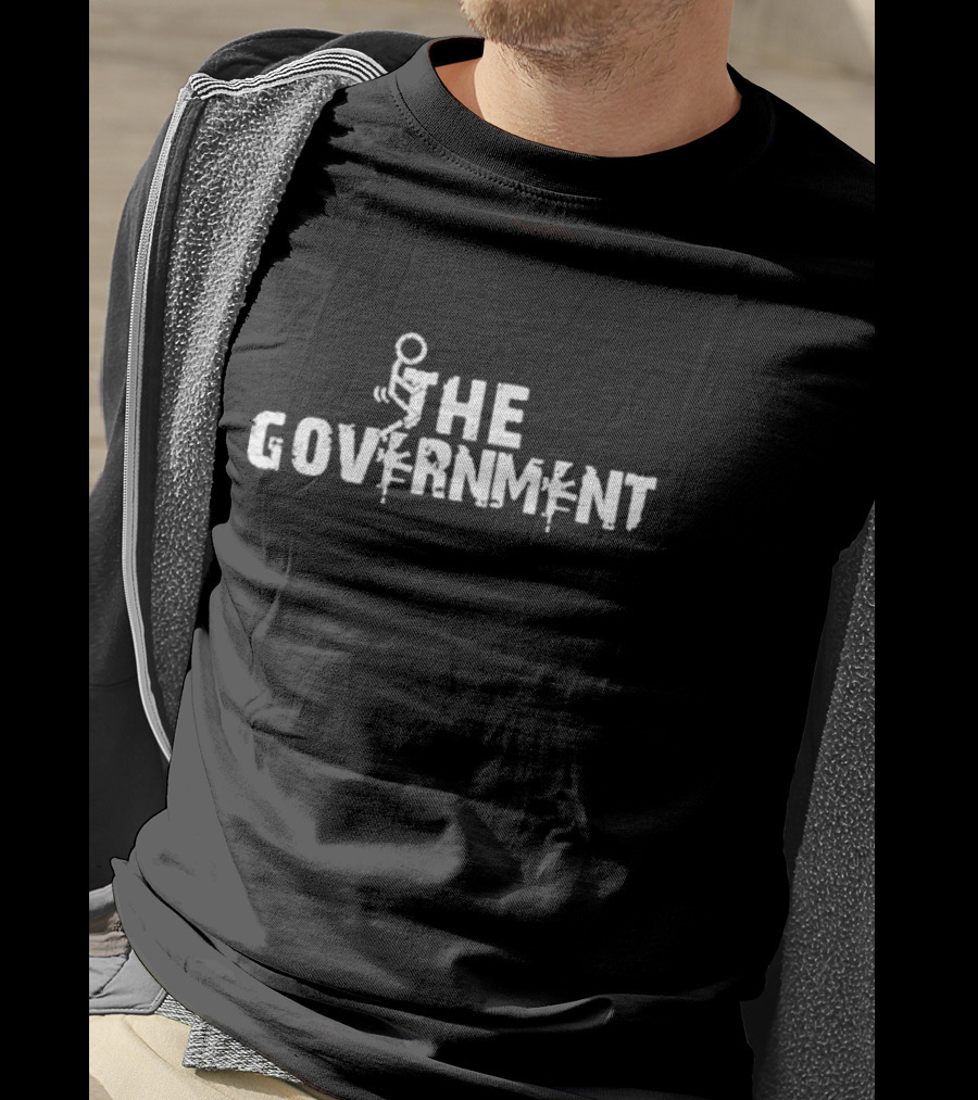 United First Apparel Premium The Government Stick Figure T-Shirt