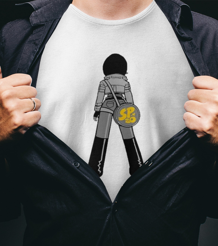 SP20 Ramona Black And Gray Character With Bag T-Shirt