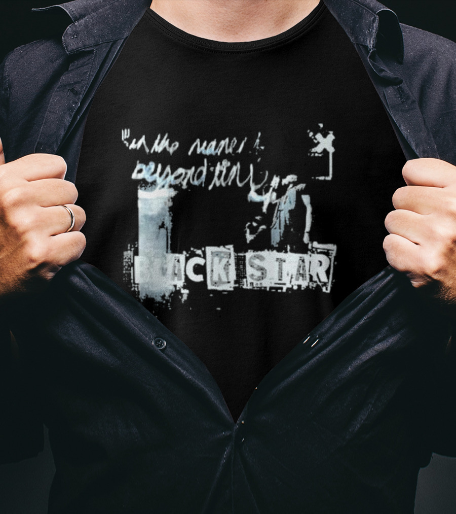 In The Name Beyond Time Black Star T-Shirt