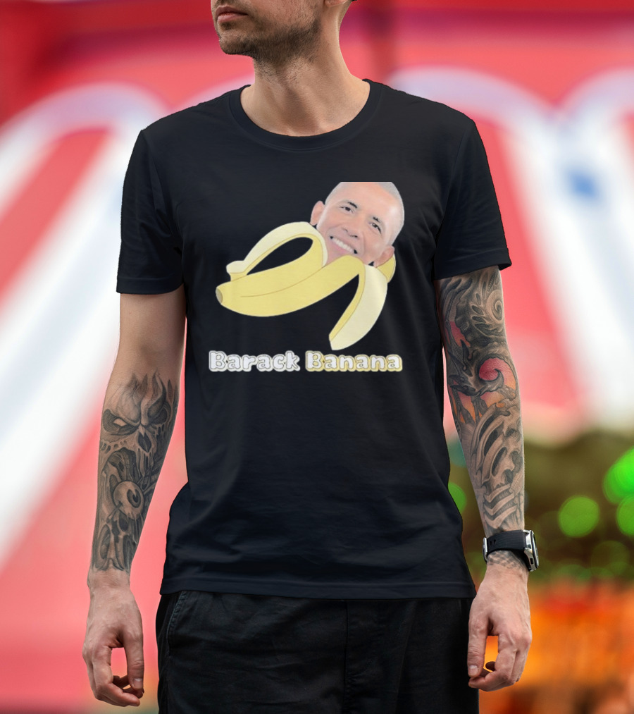 Barack Banana Funny Meme Face T-Shirt
