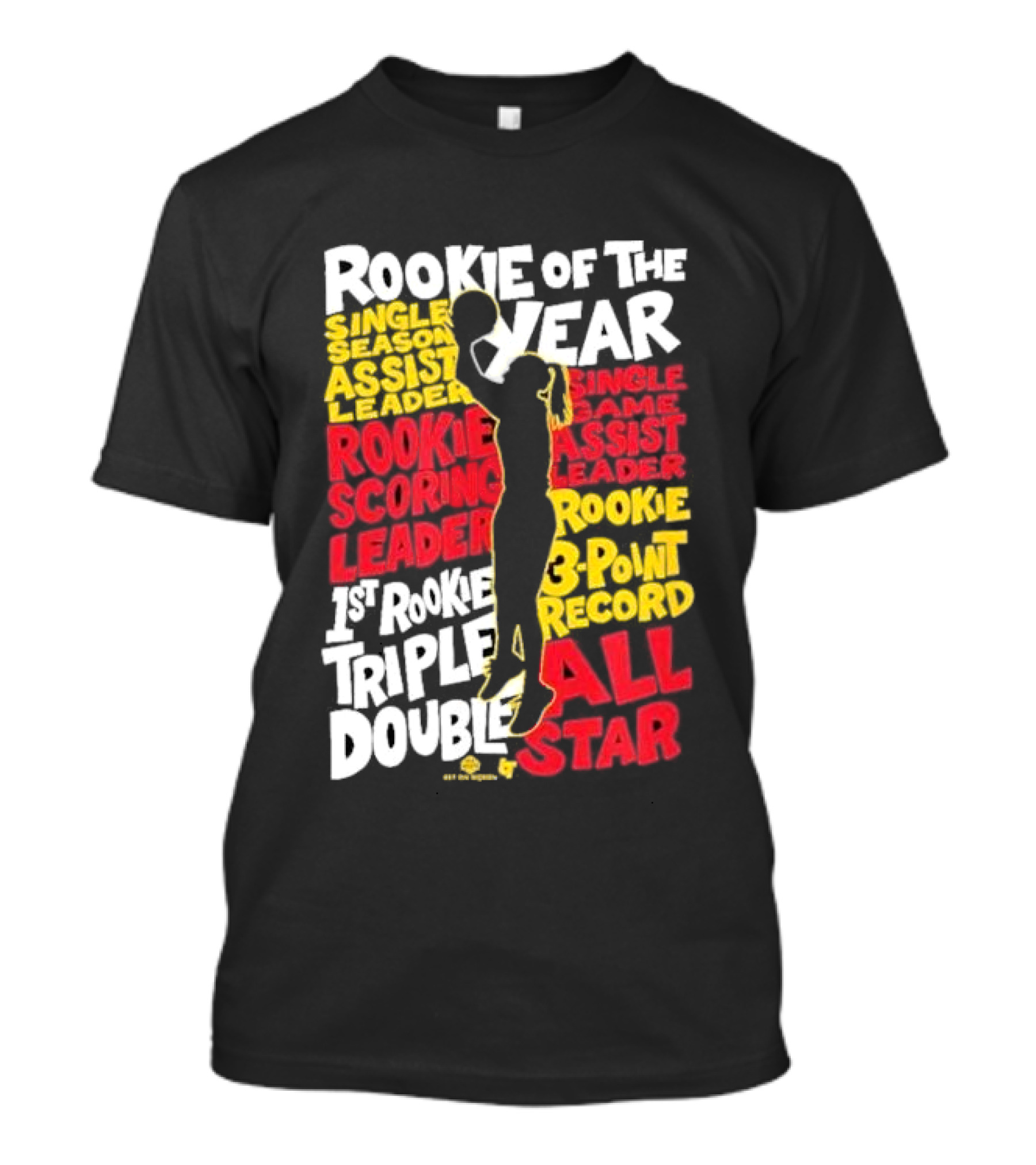 Caitlin Clark Rookie Of The Year Single Season And Game Assist Scoring Leader Triple Double 3-Point Record All Star Indiana Fever T-Shirt