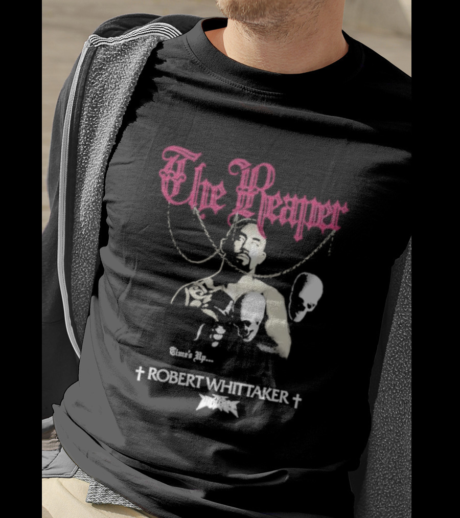 The Reaper Time's Up Robert Whittaker UFC T-Shirt