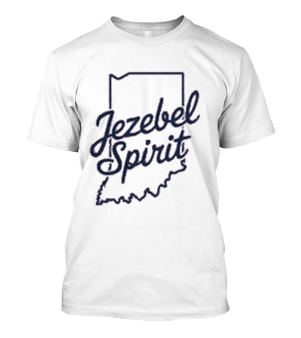 Corinne Straight Jezebel Spirit Indiana Outline T-Shirt