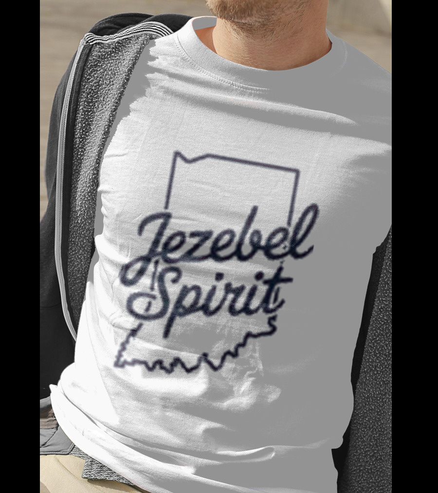Corinne Straight Jezebel Spirit Indiana Outline T-Shirt