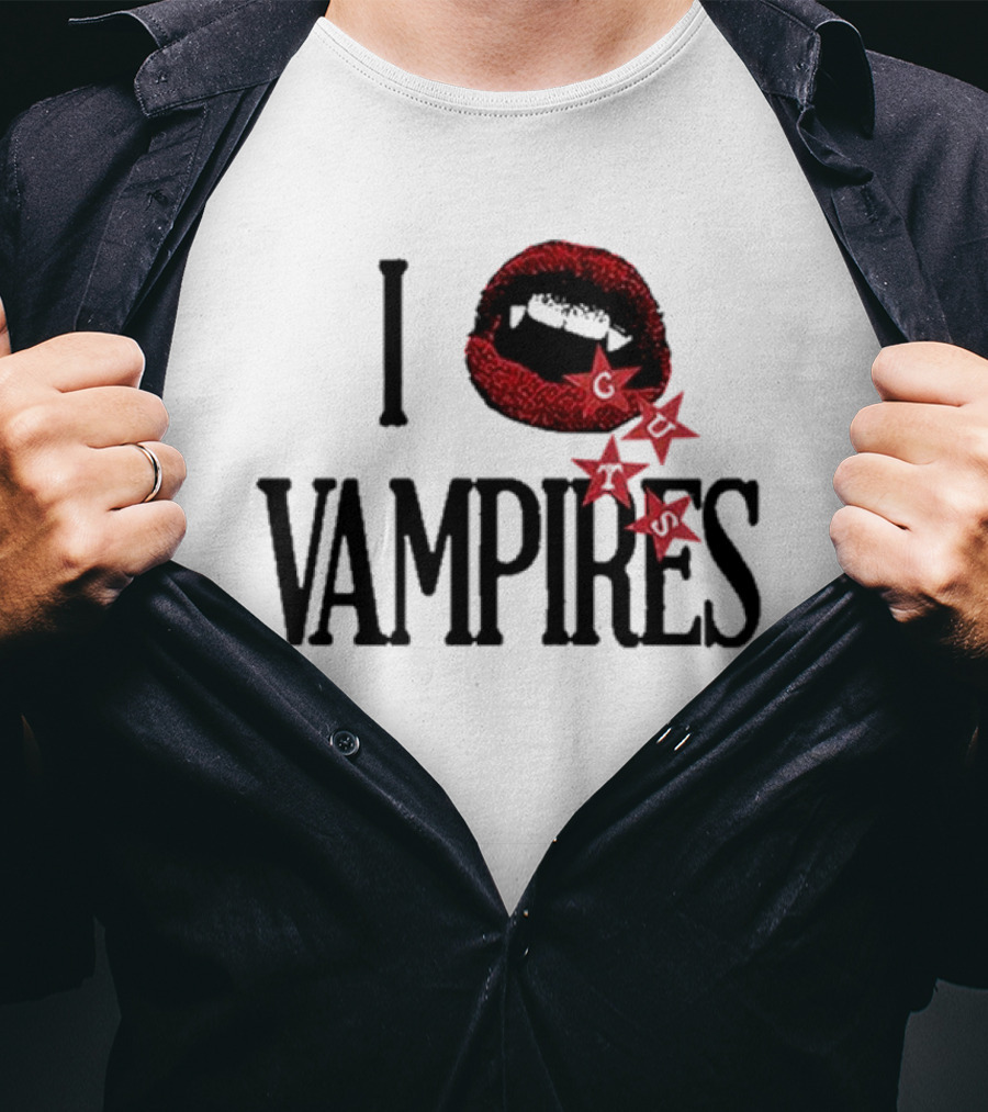 Oliviarodrigo I Love Vampires Guts Lover T-Shirt