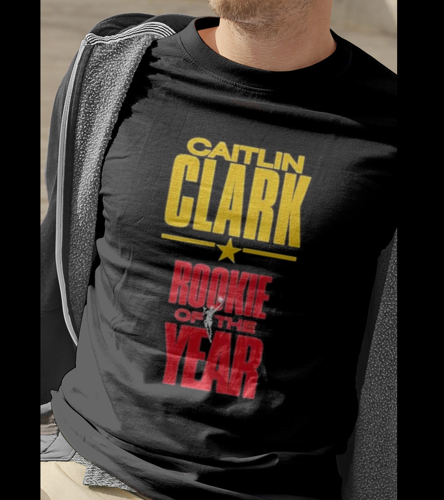 Caitlin Clark Rookie Of The Year Star Athletic Achievement 24 T-Shirt