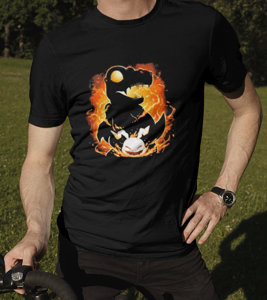 Courage Fire Vallina Fiery Creature T-Shirt