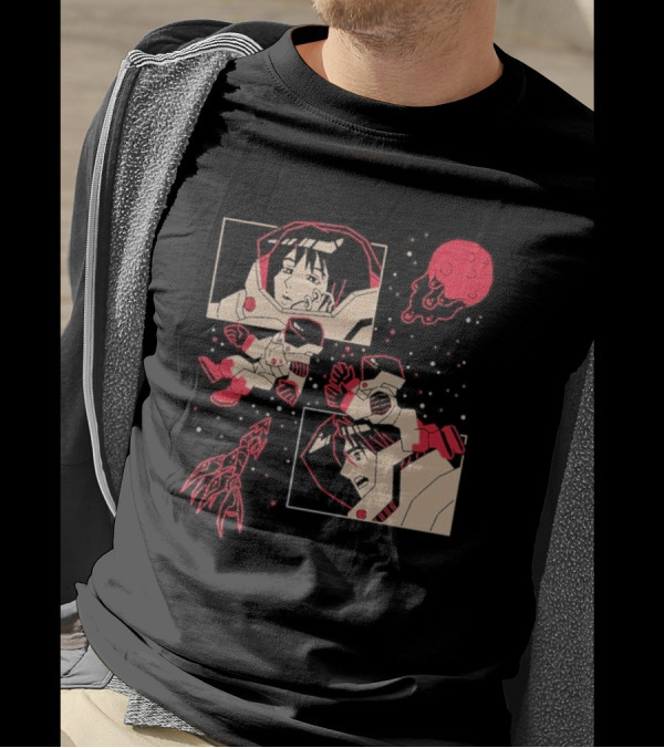 I Will Find You Wherever You Are Japu Space Comic Astronaut Red Planet T-Shirt