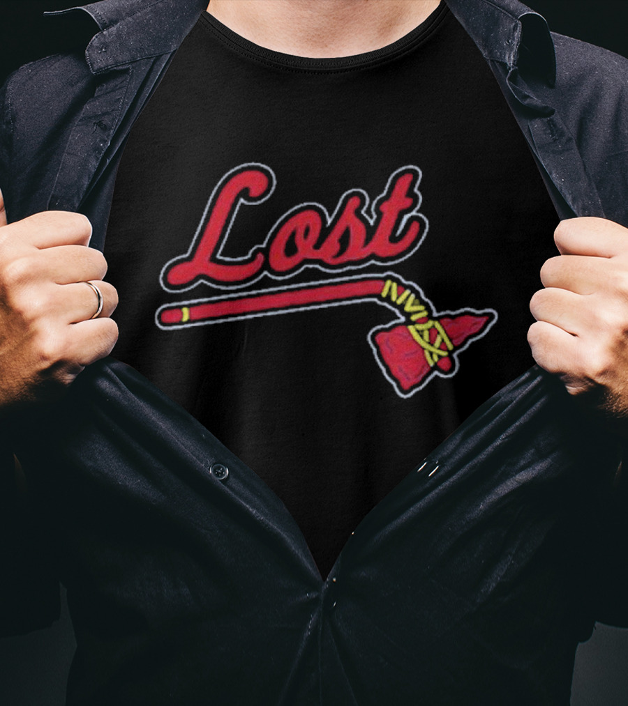 Lost Atlanta Braves Tomahawk T-Shirt