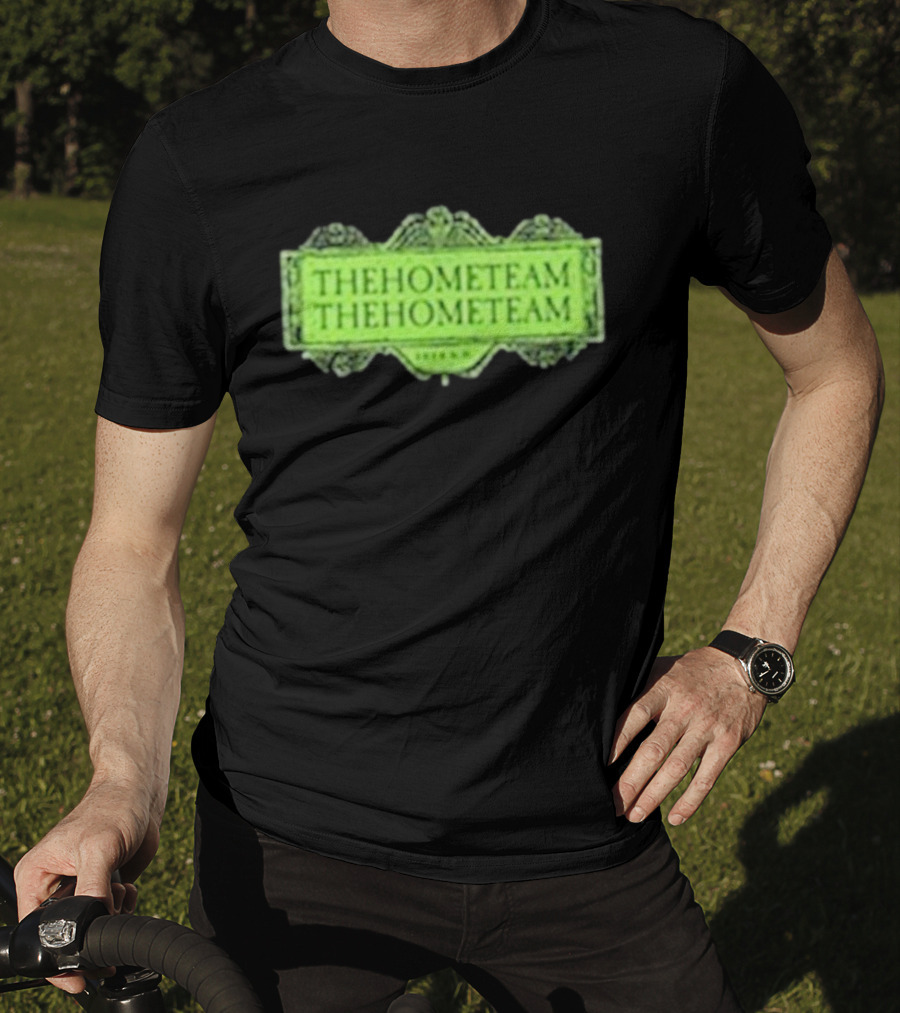 The Home Team Beetlejuice Beetlejuice Vintage Green Text T-Shirt