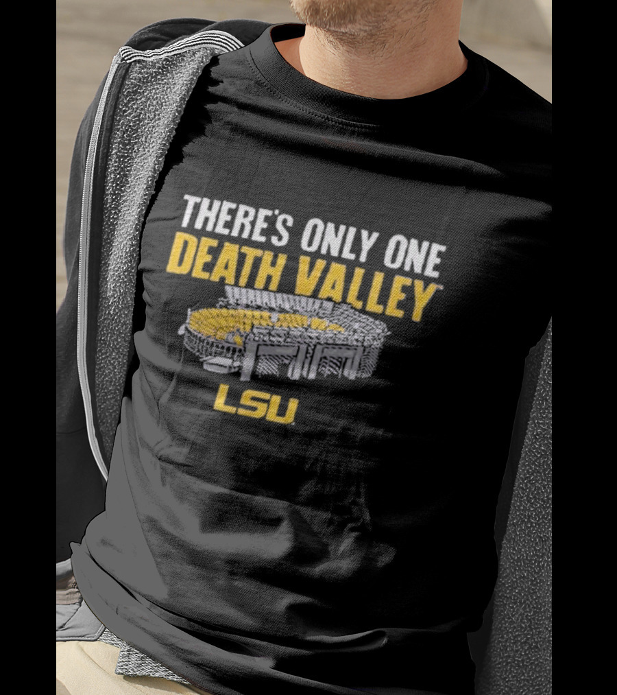 There’s Only One Death Valley LSU StadiumIllustration T-Shirt