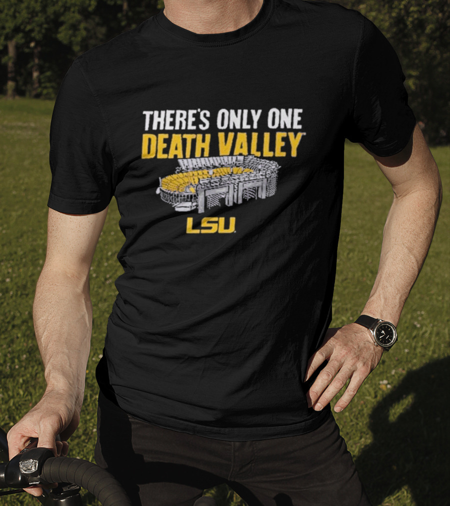 There’s Only One Death Valley LSU StadiumIllustration T-Shirt