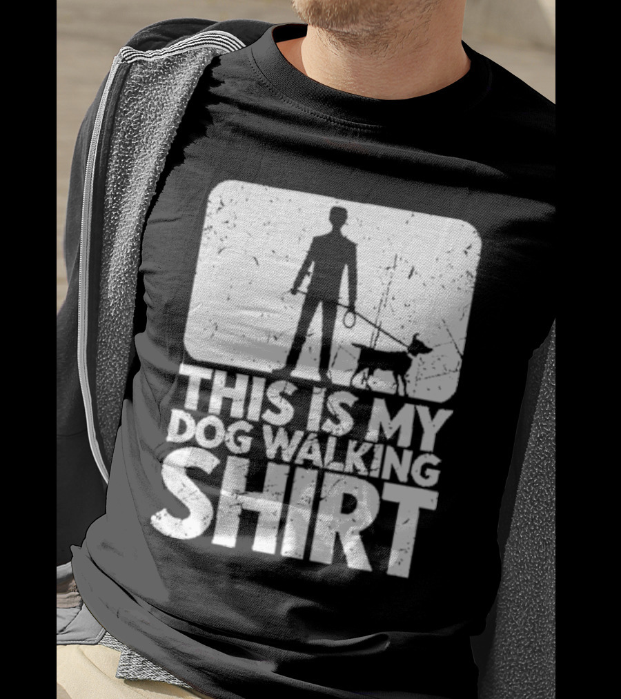This Is My Dog Walking T-Shirt
