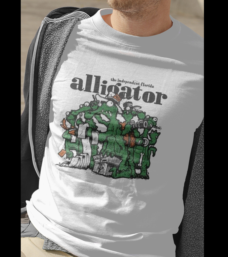 The Independent Florida Alligator Journalism Team Cartoon T-Shirt