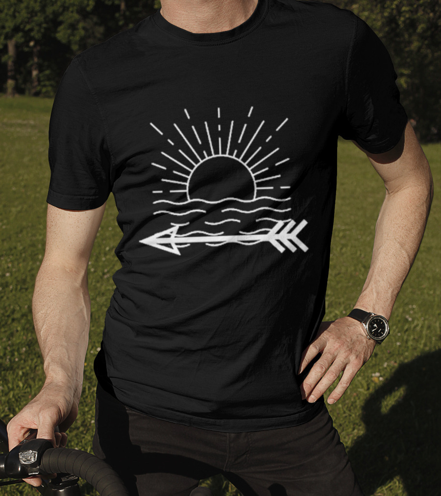 Best Arrow Sun With Radiant Waves T-Shirt