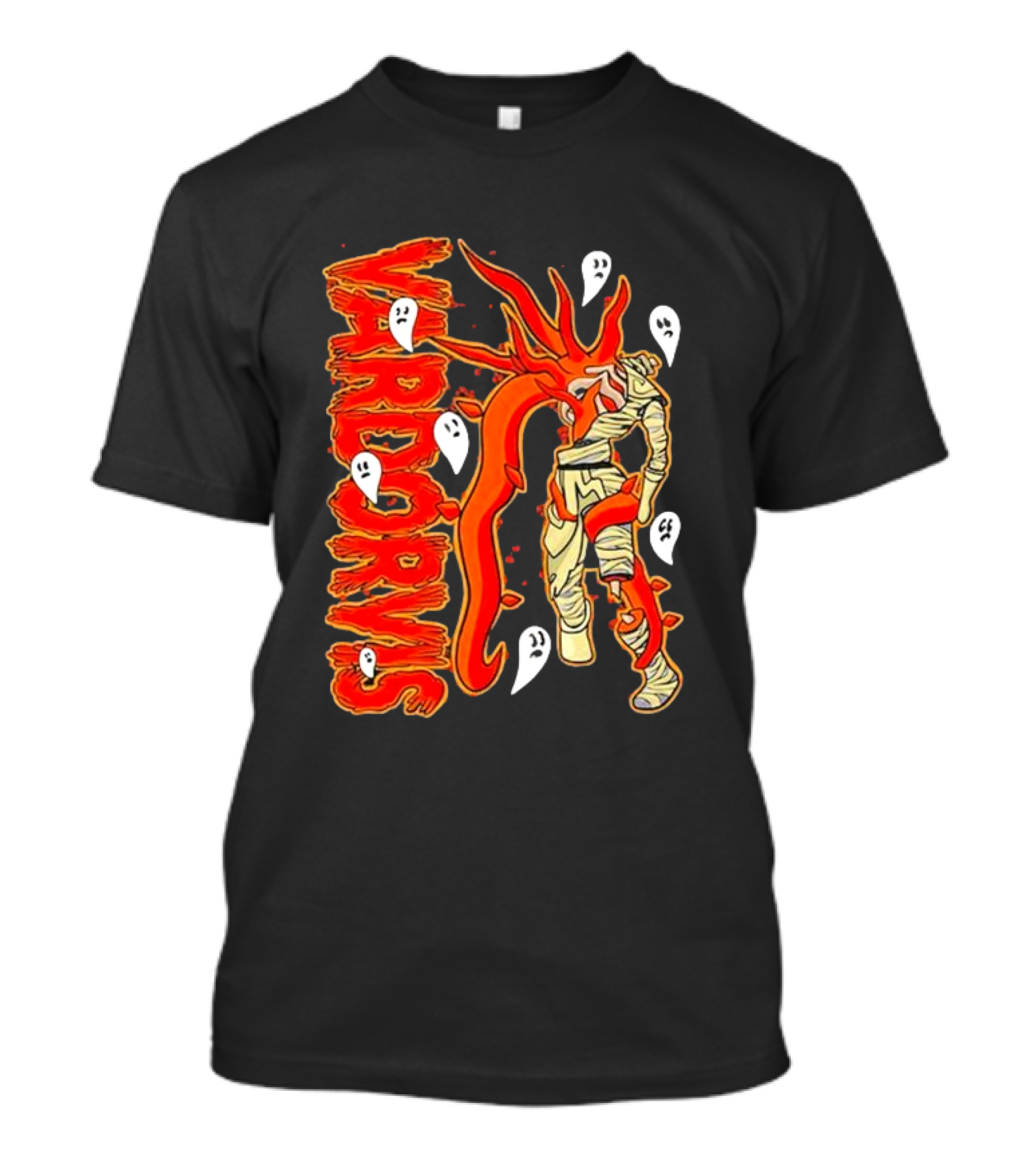 Vardorvis Mummy With Ghosts Foxes T-Shirt