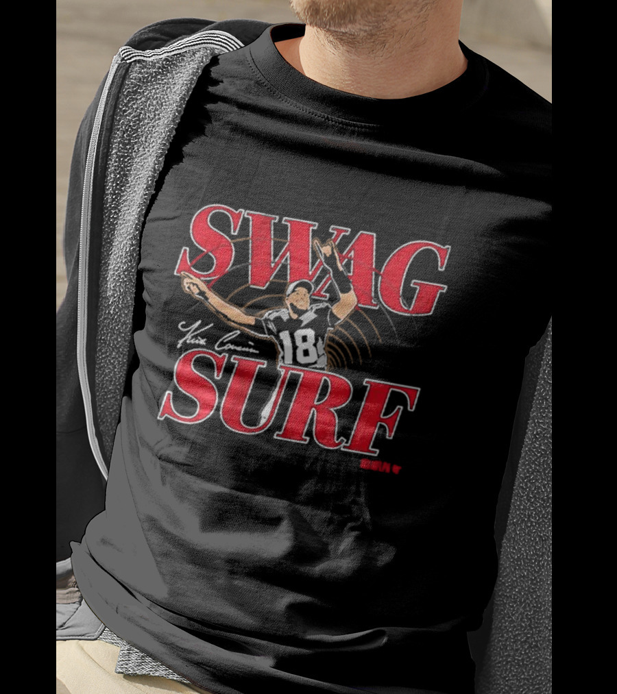 Kirk Cousins Swag Surf 18 Signature T-Shirt