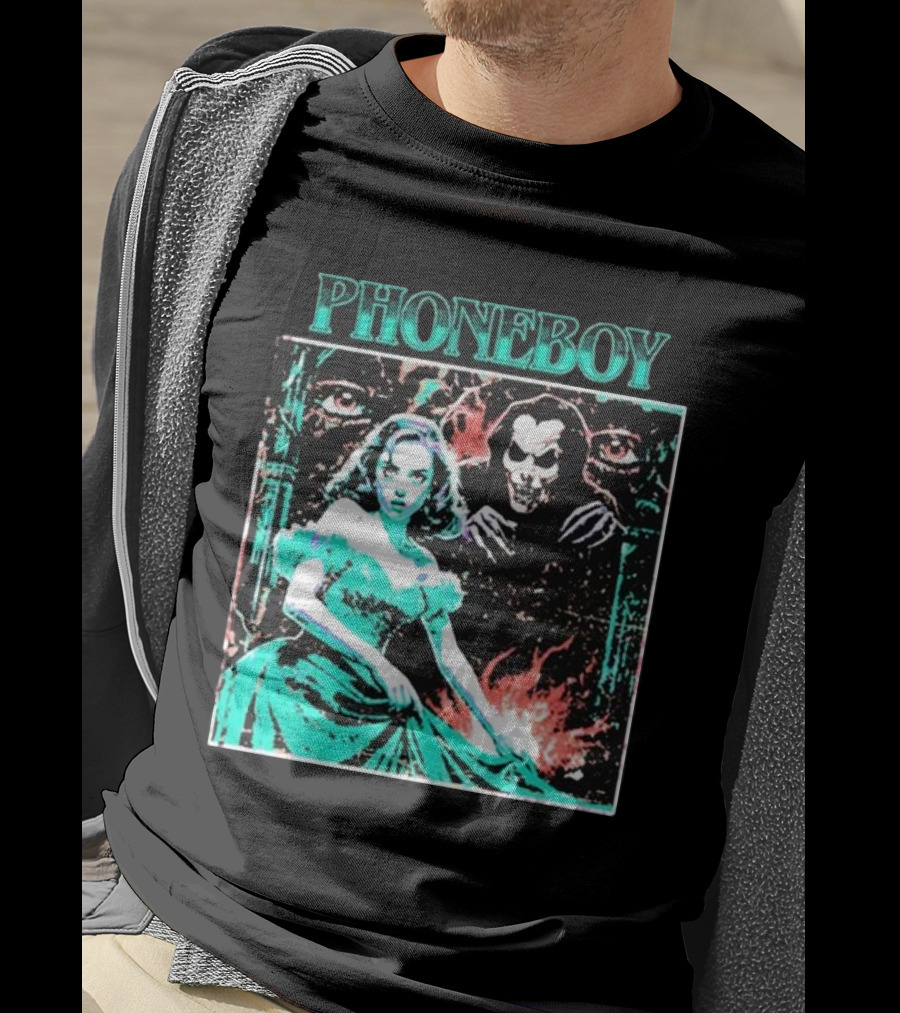 PHONEBOY A Night Of Ultimate Horror Vintage Gothic Horror Aesthetic T-Shirt