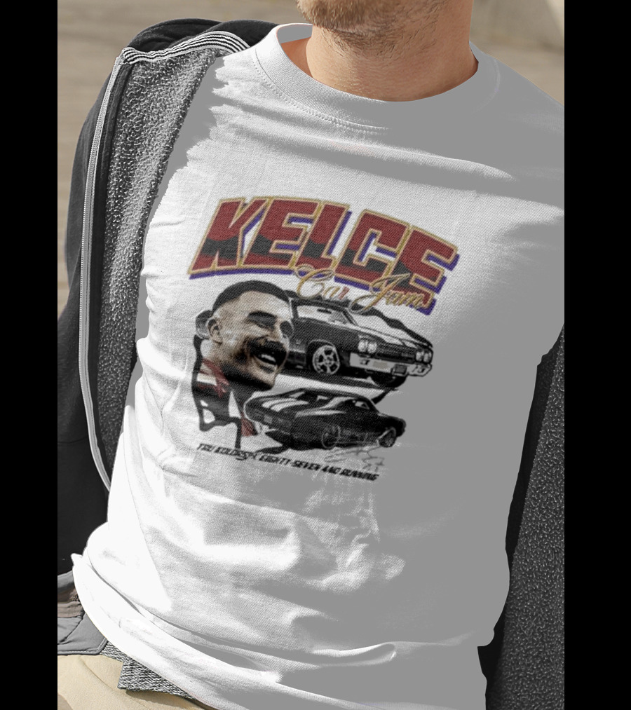 Kelce Car Jam Chevelle True Kelce Seventy-Seven And Running T-Shirt