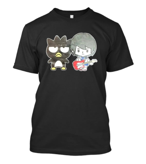 Akb48 Chanrio Yamamoto Aya Bad Badtz-Maru Guitar Character T-Shirt
