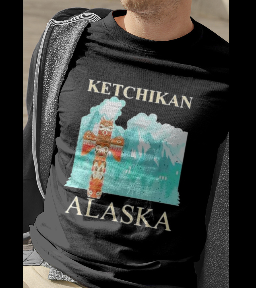 Ketchikan Alaska Native American Indian Totem T-Shirt