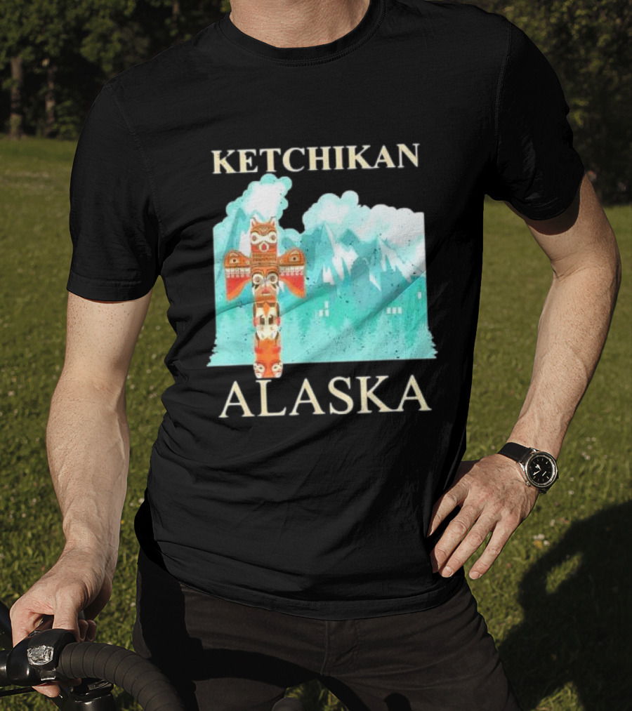 Ketchikan Alaska Native American Indian Totem T-Shirt