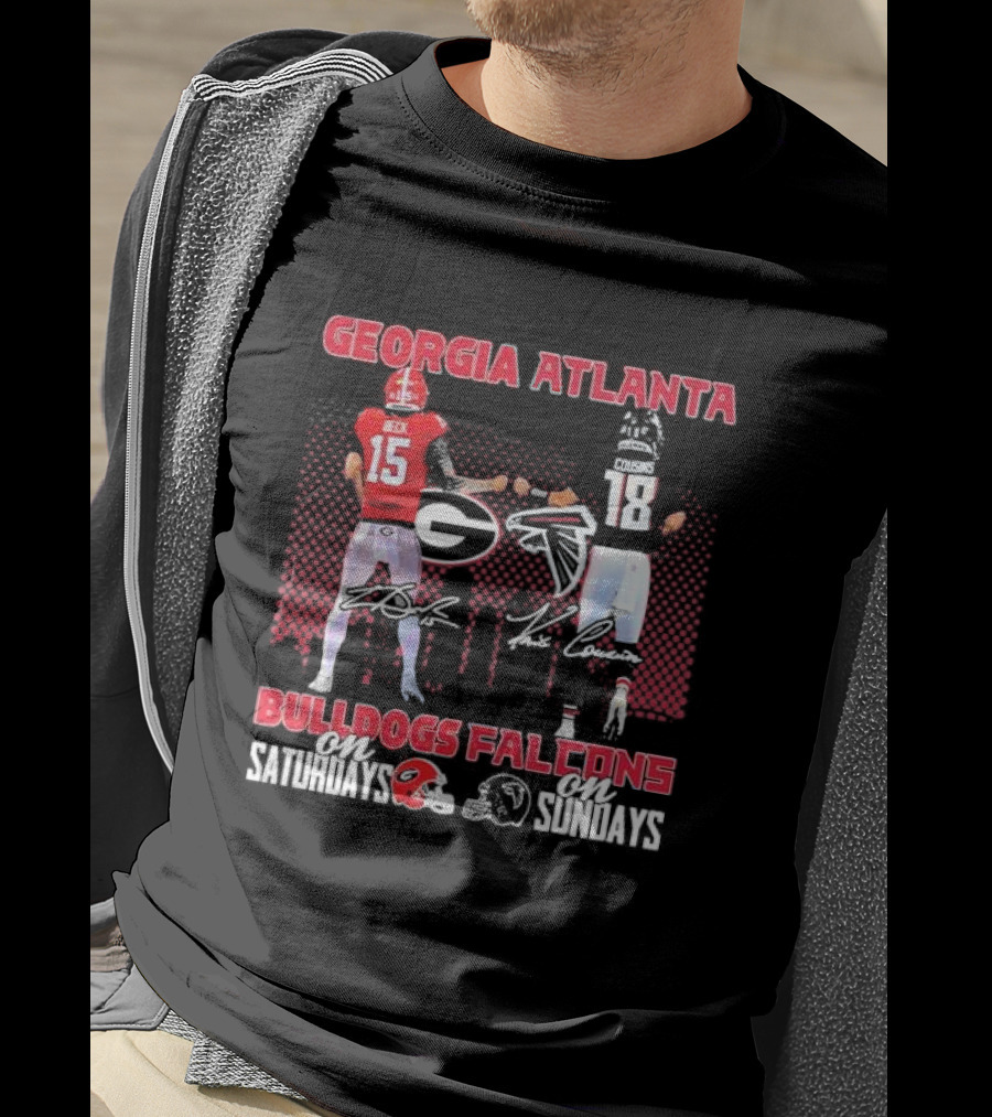Georgia Atlanta Bulldogs Beck Falcons Cousins Saturdays Sundays T-Shirt