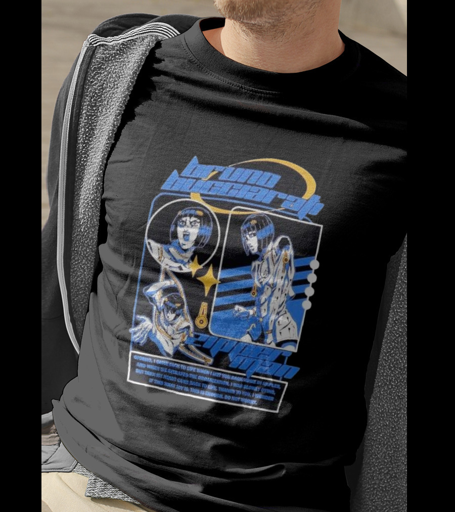 Bruno Bucciarati Golden Wind Jojo's Bizarre Adventure Iconic Poses T-Shirt