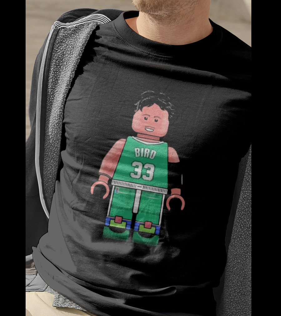 Larry Bird Lego Christmas 33 Basketball Player T-Shirt