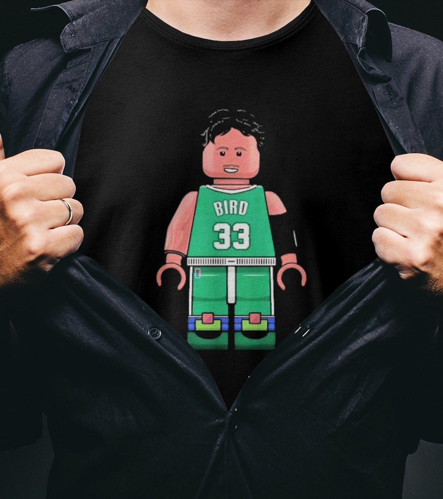 Larry Bird Lego Christmas 33 Basketball Player T-Shirt