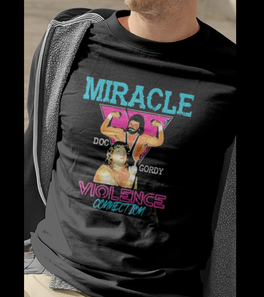 Miracle Violence Connection Doc Gordy Wrestling Icons T-Shirt