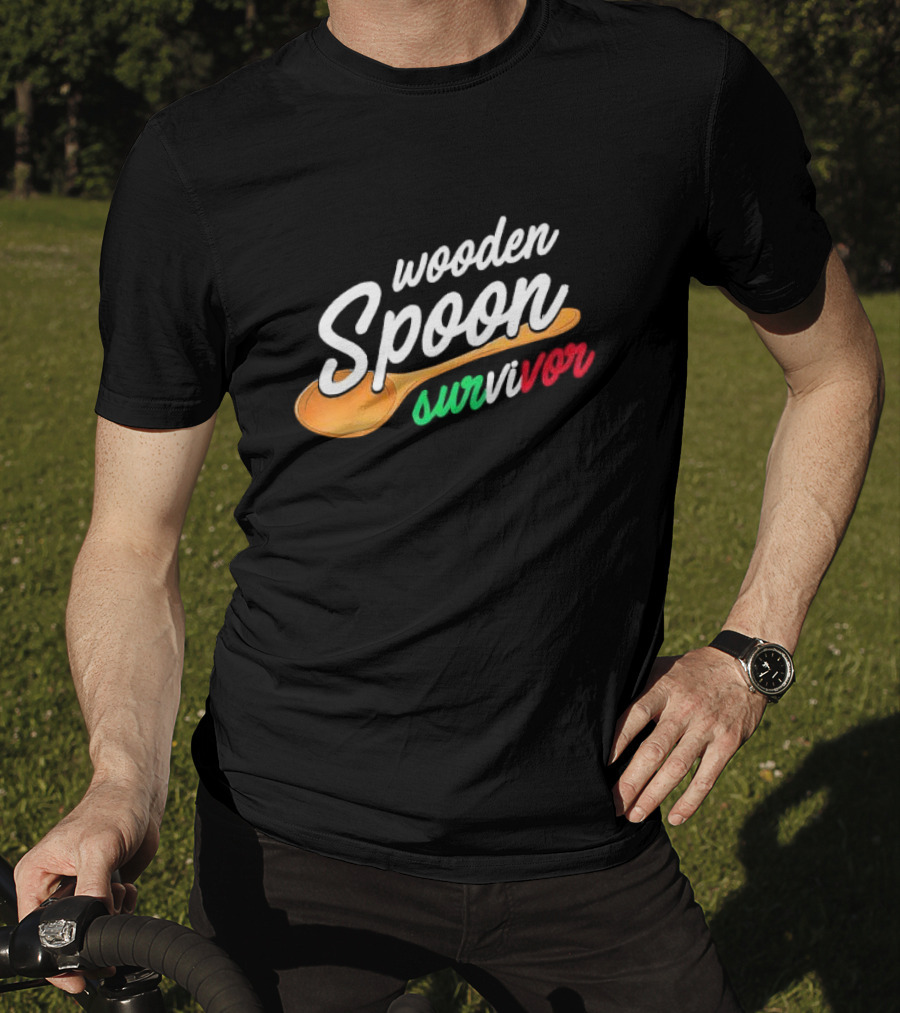 Wooden Spoon Survivor Italian Food Lovers T-Shirt
