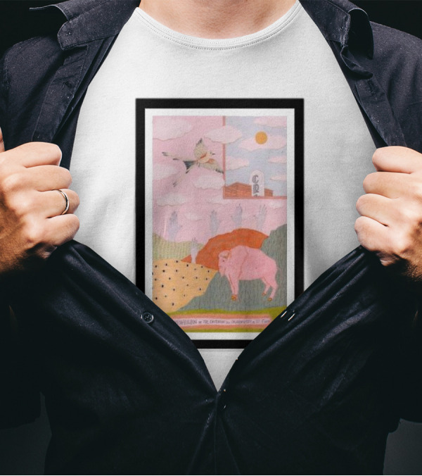 Khruangbin At The Criterion In Oklahoma City OK On Oct 7 2024 With Flying Bird And Pink Buffalo T-Shirt