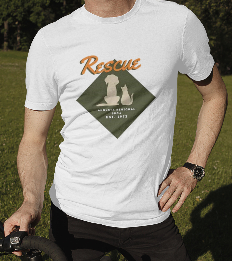 Rescue Augusta Regional SPCA Est 1973 Dog And Cat T-Shirt