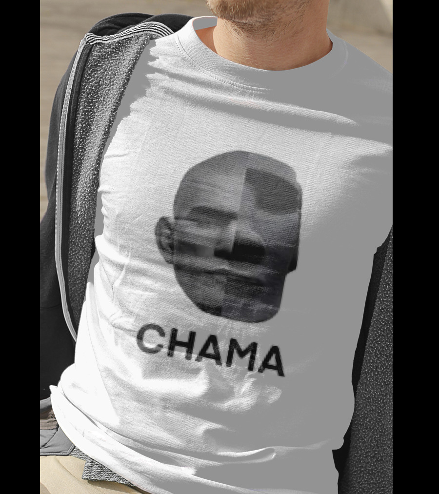CHAMA Alex Pereira Poatan UFC MMA Face Split T-Shirt