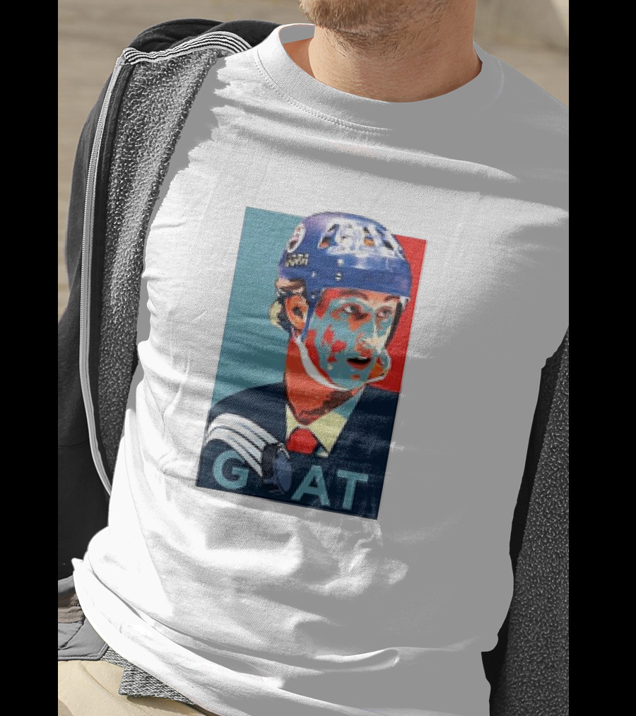 GOAT Gretzky HOPE Retro Hockey T-Shirt