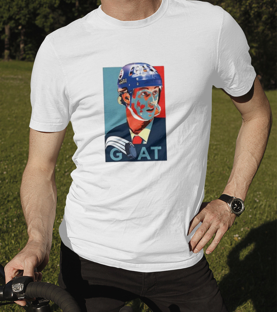 GOAT Gretzky HOPE Retro Hockey T-Shirt