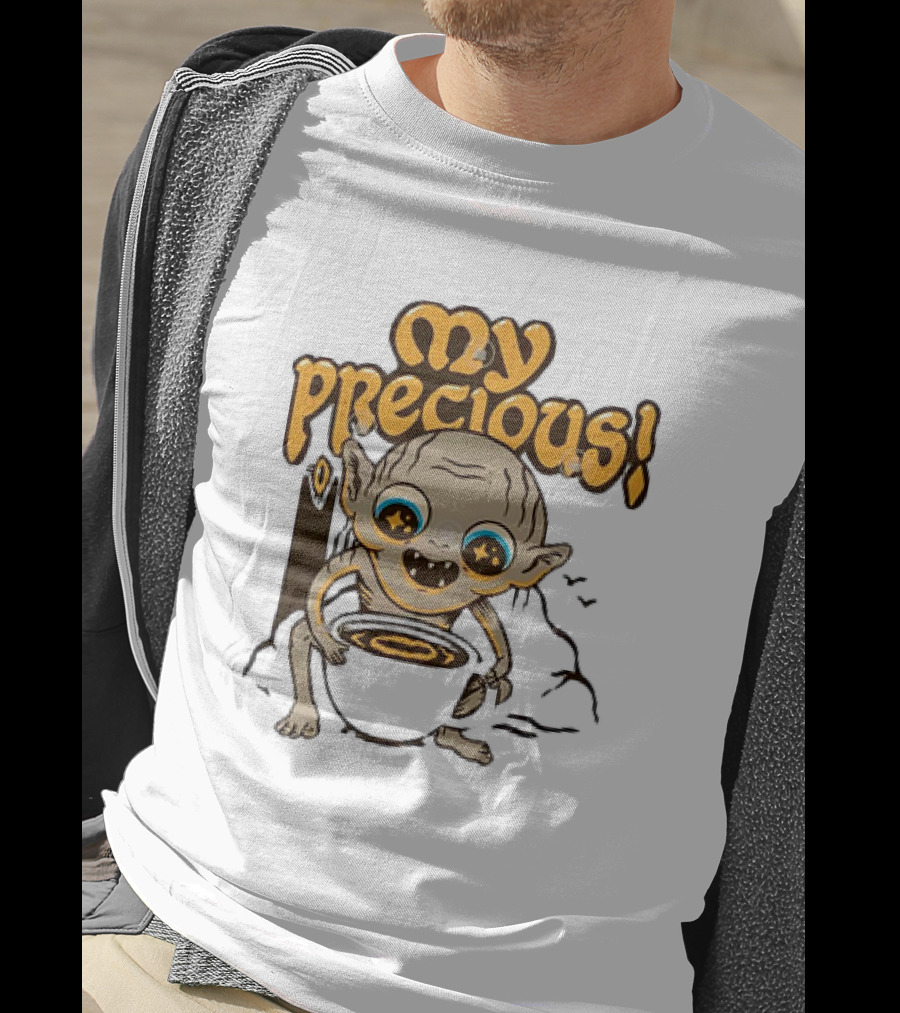 Gollum My Precious Coffee Lover Fantasy Cup T-Shirt