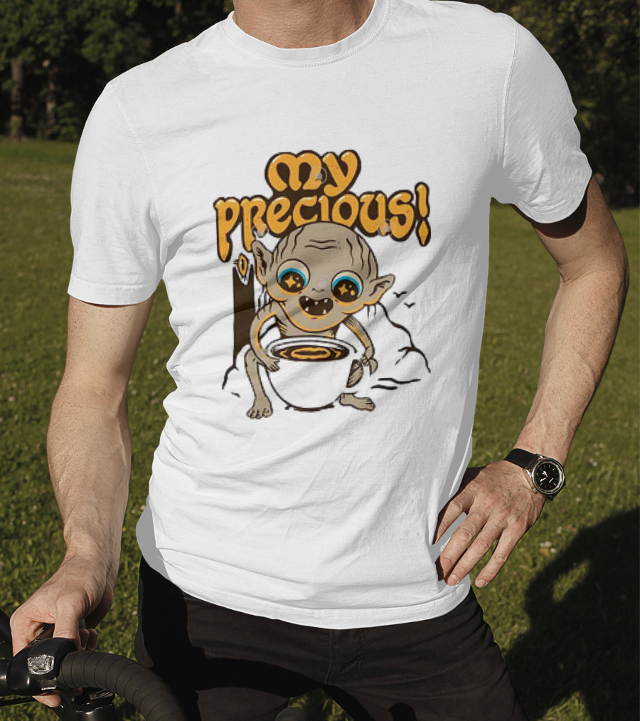 Gollum My Precious Coffee Lover Fantasy Cup T-Shirt