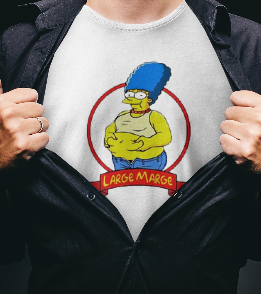 Large Marge Simpsons Cartoon Meme T-Shirt