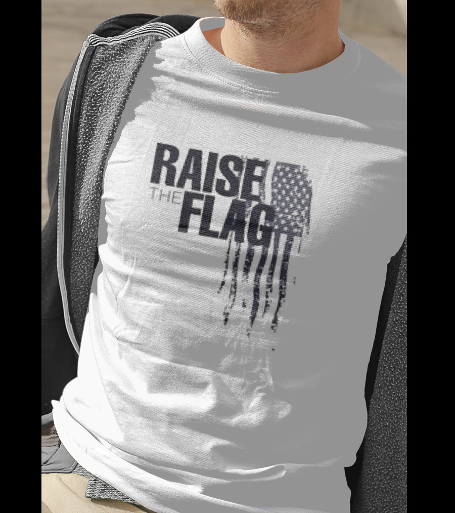 Raise The Flag Supersoft American Flag T-Shirt