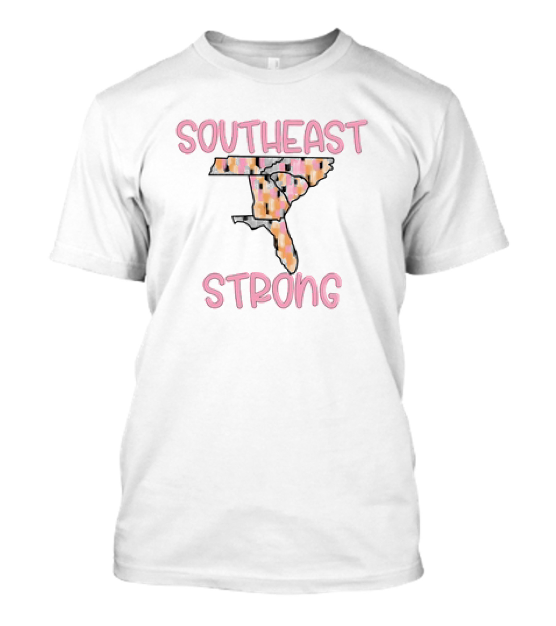 Southeast Strong Retro Vintage Map T-Shirt