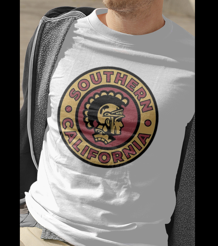 Southern California Trojan Warrior Circle Emblem T-Shirt